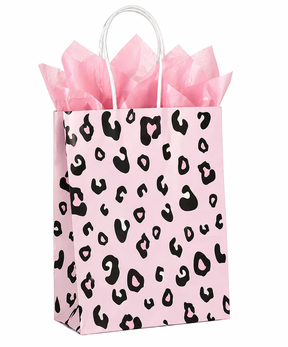 Goodiebag Roze panterprint