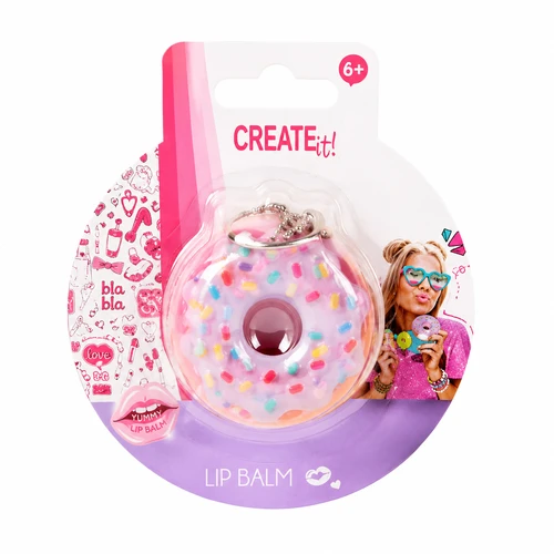 Create It! Donut Lip Balm Pink assorted
