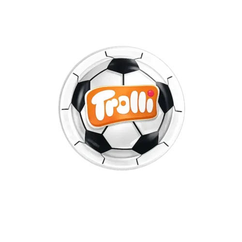 Trolli 4D snoep voetbal met zure vulling