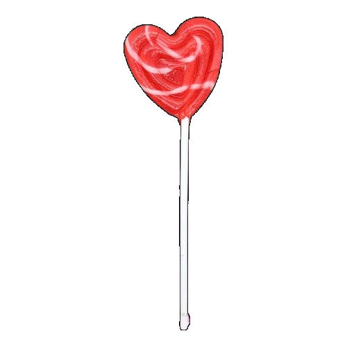 Mini hart lolly 12 gr