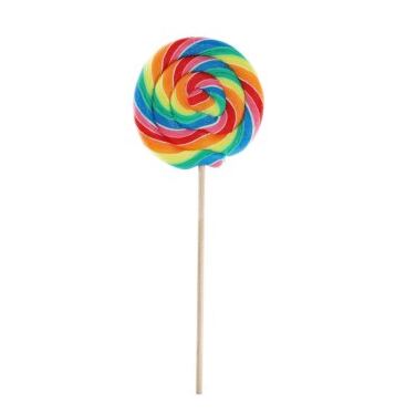 Mini lolly regenboog