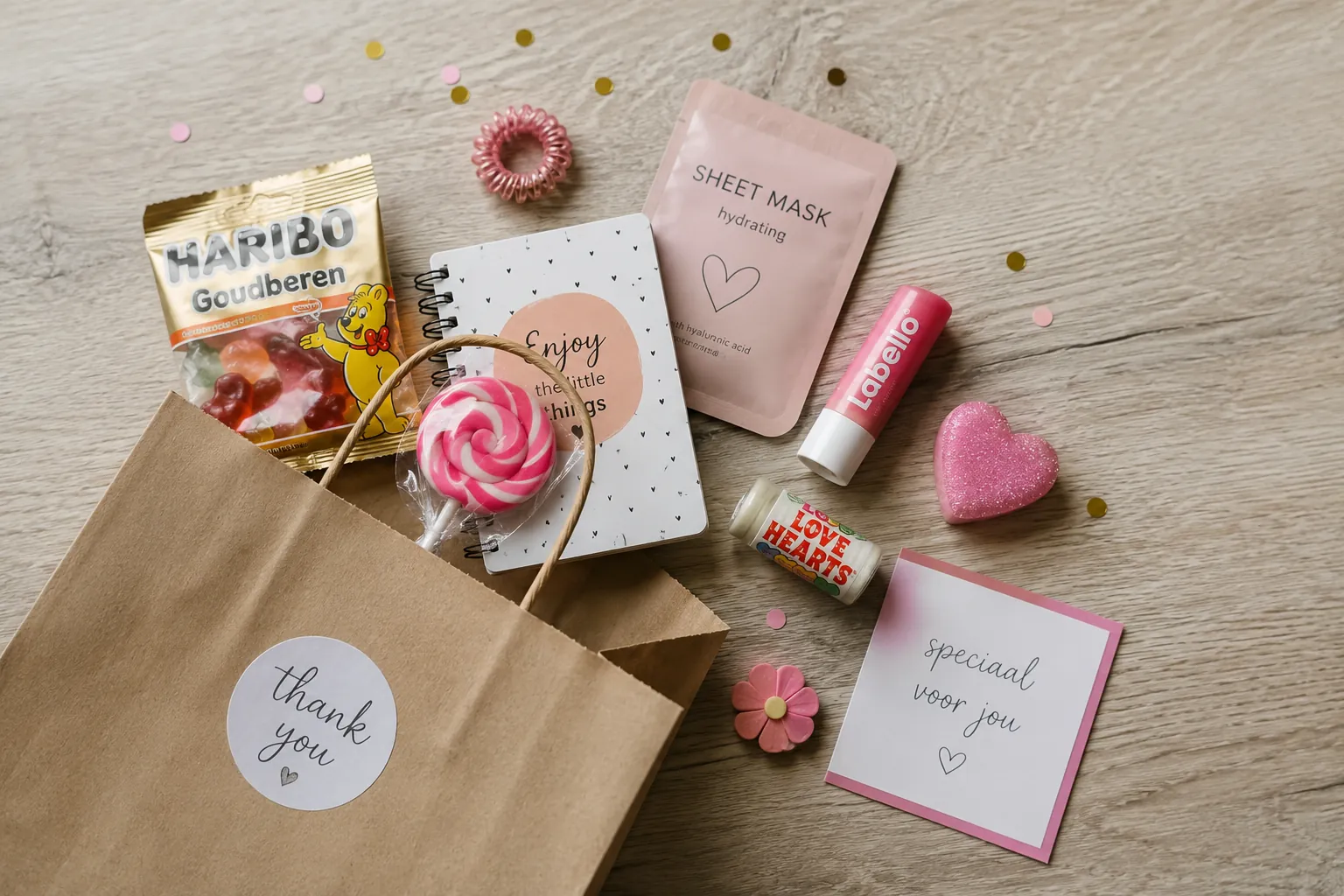 Je bekijkt nu Wat stop je in een goodiebag? 15 leuke ideeën voor jong en oud
